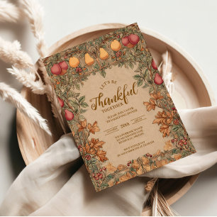 Autumn Pear Harvest Celebration Invitation