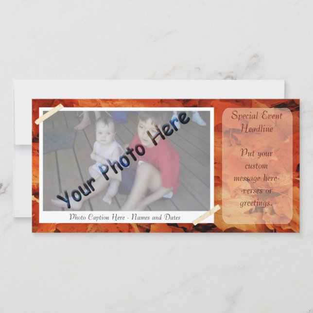 Autumn Photo Frame (Front)