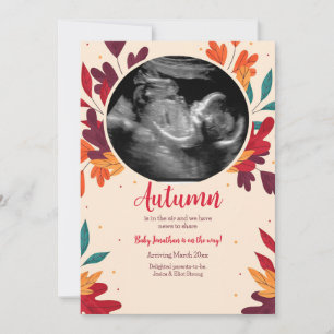 Autumn Photo Pregnancy Announcement