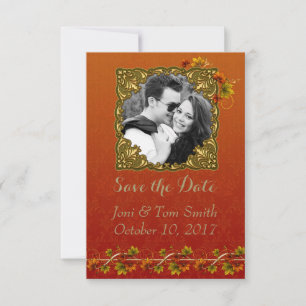 Autumn Photo Save the Date