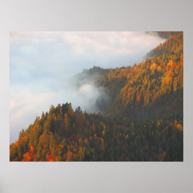 Autumn Pieniny clouds Poster (Front)