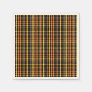 Autumn plaid napkin