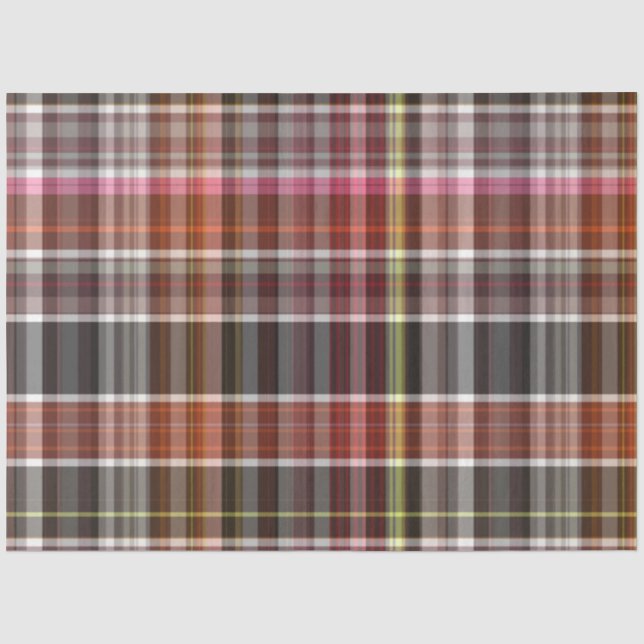 Autumn Plaid Series Design 22 Tissue Paper (Front)