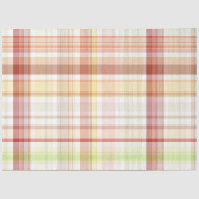 Autumn Plaid Series Design 28 Tissue Paper (Front)