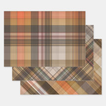 Autumn Plaids Trio