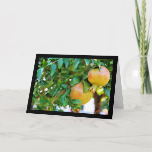 Autumn Pomegranates Card