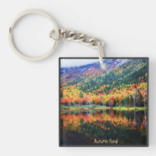 Autumn Pond Acrylic Keychain