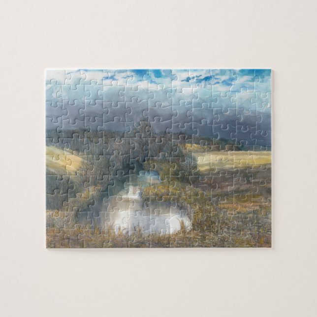 autumn pond jigsaw puzzle (Horizontal)