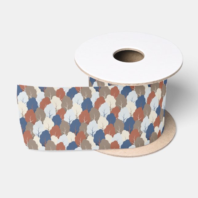 Autumn Poplar Medley Satin Ribbon (Spool)