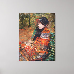 Autumn, Portrait of Lydia Cassatt, Canvas Print