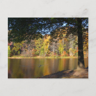 Autumn Post Card Rockwell Park Bristol CT