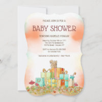 Autumn Presents Shower Invitation