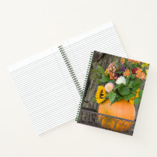 Autumn Pumpkin Bouquet Notebook
