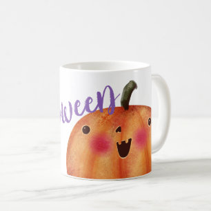 Autumn Pumpkin Cute Halloween Thanksgiving Fall Coffee Mug