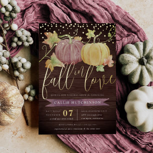 Autumn Pumpkin Fall Bridal Shower