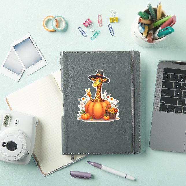 Autumn Pumpkin Fall Giraffe Thanksgiving Womens Me (iPad Cover)