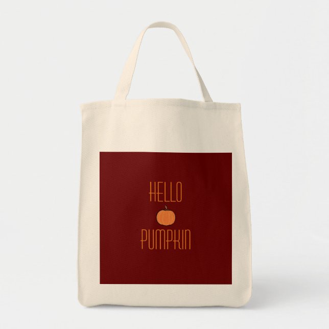 Autumn/pumpkin/fall  tote bag (Front)