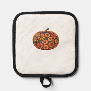 Autumn Pumpkin Halloween Classic T-Shirt.png Pot Holder