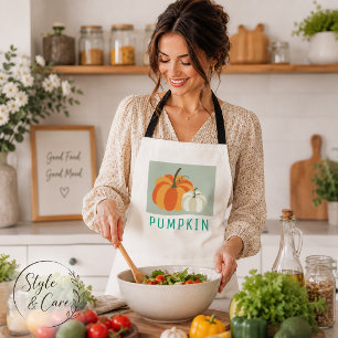 Autumn Pumpkin Harvest Design Apron