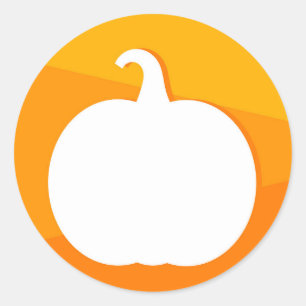 Autumn pumpkin label for design Sticker