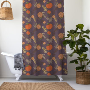Autumn Pumpkin Patch  Shower Curtain