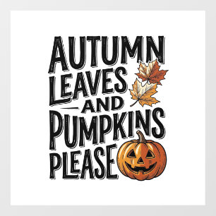 Autumn Pumpkin Shirt With Leaves And Halloween Vib