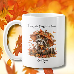 Autumn Pumpkin Snuggle Season is Here Name Coffee Mug