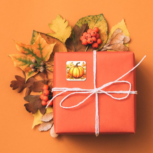 Autumn Pumpkin Sticker - Fall & Thanksgiving Seal (Creator Uploaded)