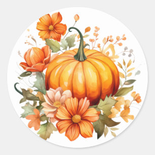 Autumn Pumpkin Stickers