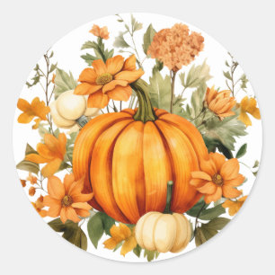 Autumn Pumpkin Stickers