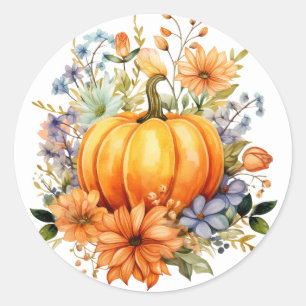 Autumn Pumpkin Stickers