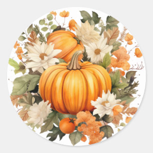 Autumn Pumpkin Stickers