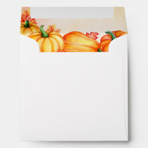 Autumn Pumpkin Thanksgiving Envelope