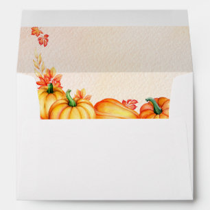 Autumn Pumpkin Thanksgiving Envelope
