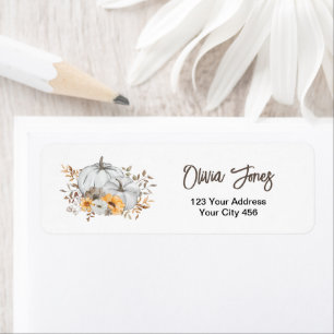 Autumn Pumpkins Address Labels