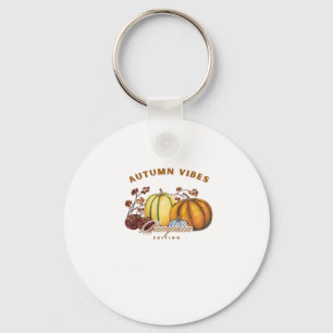 Autumn pumpkins Classic T-Shirt.png Key Ring