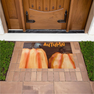 Autumn Pumpkins Doormat