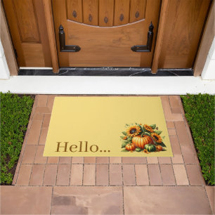 Autumn Pumpkins Doormat