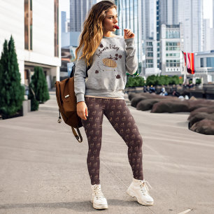 Autumn Pumpkins Leggings
