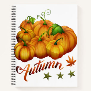 Autumn pumpkins       notebook