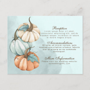 Autumn Pumpkins Wedding Enclosure