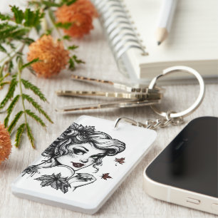 Autumn Queen Key Ring