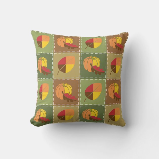 Autumn Quilt Pillow (Front)