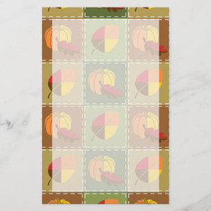 Autumn Quilt Stationery