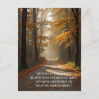 Autumn Quotes Forest Trees Leaves Ways