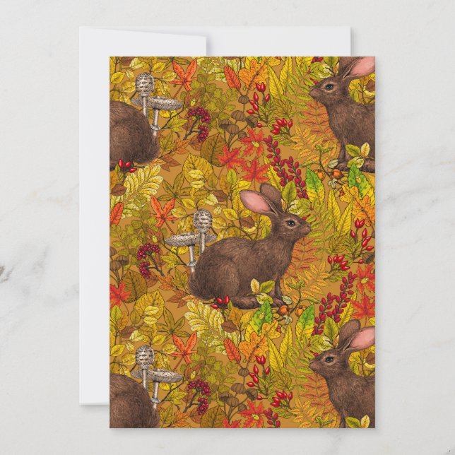 Autumn Rabbit on ochre (Front)