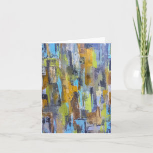 Autumn Rain Blank Notecard