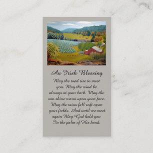 Autumn Rainbow of Colours at Vineyard Business Card
