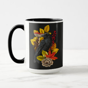 Autumn raven 2 mug