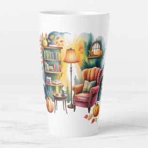 Autumn Reading Chair Tasses  —Book Corner Latte Mug
